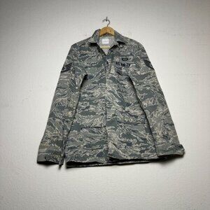 US Air Force Military Field Utility Uniform Coat Jacket Men 38L Camo Combat